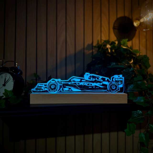 Red Bull 2025 Led Night Light, Formula 1 Gifts, F1 Bull, Decor, Lights, Bedroom Light - image 1