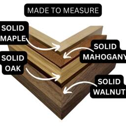 Bespoke Solid Wood Picture Frame - Walnut, Oak, Maple, Mahogany - thumbnail 2