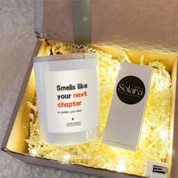 Smells Like Your Next Chapter Candle, Funny Birthday Gift For Friend, Aesthetic Soy Gen Z Gift, Encouraging Her Him - thumbnail 4