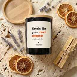 Smells Like Your Next Chapter Candle, Funny Birthday Gift For Friend, Aesthetic Soy Gen Z Gift, Encouraging Her Him - thumbnail 1