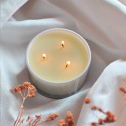 Sage & Sea Salt Soy Candle Large 3-Wick, Handmade in London - thumbnail 2