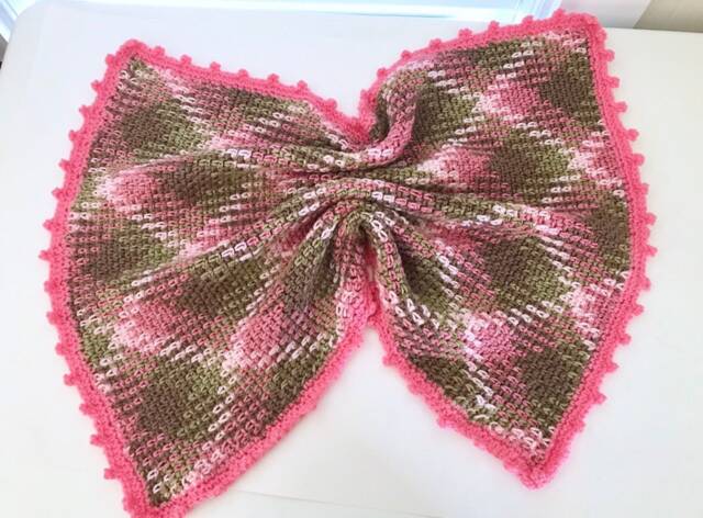 Argyle Baby Girl Blanket, Blanket - image 1