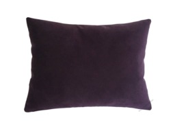 Purple Velvet Suede Decorative Throw Pillow Cover/Case Cushion 12x16