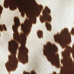 Faux Velvet Cowhide Pillow Cover Bronze Brown Print Upholstery Weight Fabric - Same Material Of Both Sides - thumbnail 2