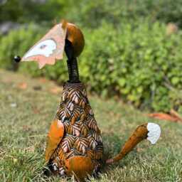 Metal Fox Garden Ornament Stake Cute Woodland Outdoor Lawn Decor Gift Decoration - thumbnail 3