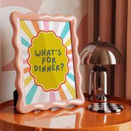 Funny Kitchen Wall Art Print - How Do You Like Your Eggs Cooking Decor Pink Prints - thumbnail 1