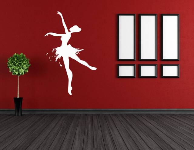 Ballerina Wall Decal Removable Dance Decor 1601 - image 1