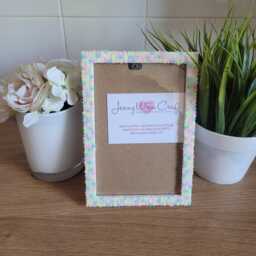 Glow in The Dark Star Clay Slices Photo Frame 4 X 6 Inches