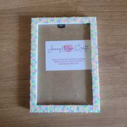 Glow in The Dark Star Clay Slices Photo Frame 4 X 6 Inches - thumbnail 3