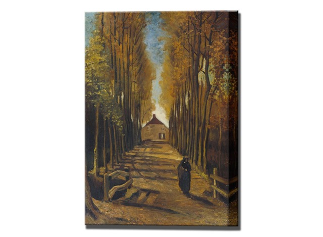 Van Gogh Autumn Trees Canvas Print, Impressionism Wall Decor - image 1