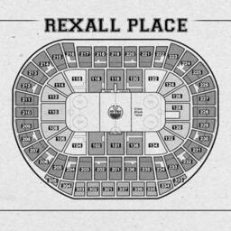 Vintage Edmonton Oilers Rexall Center Line Drawing Art Print - thumbnail 2