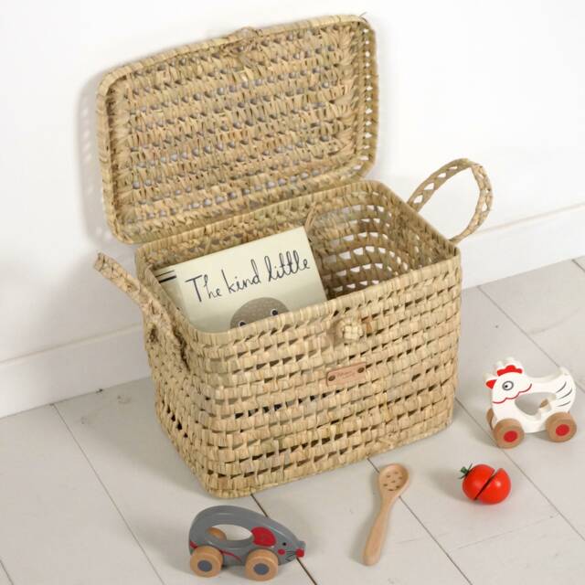 Wicker Storage Chest 30cm, Toy Trunk - image 1