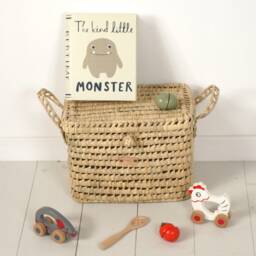 Wicker Storage Chest 30cm, Toy Trunk - thumbnail 2
