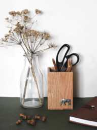Grazing Horse Pencil & Pen Pot, Desk Tidy - thumbnail 1
