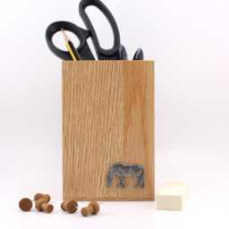 Grazing Horse Pencil & Pen Pot, Desk Tidy - thumbnail 3