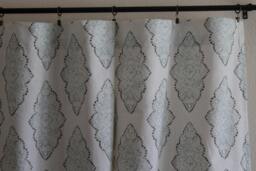 "Pair 25 Or 50"" Wide Premier Monroe Rod Panels Drapes Cafe Curtains 24 48 63 72 84 96 108 120"