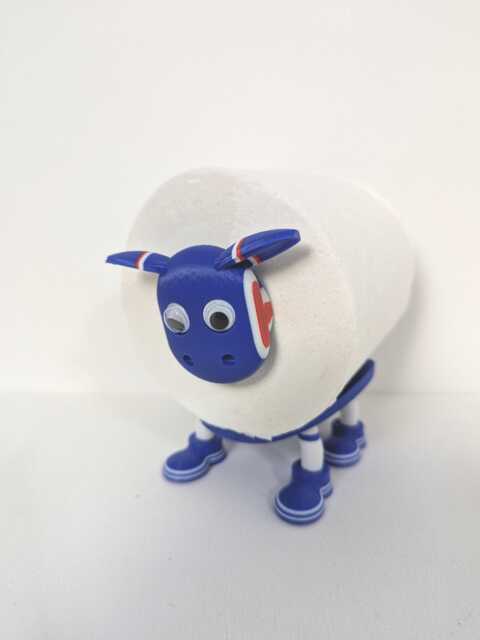 Chelsea Sheep Toilet Roll Holder - Funny Football Gift For Him Or Her, Quirky Bathroom Decor Novelty Blues Soccer Fan Present - image 1