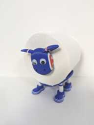 Chelsea Sheep Toilet Roll Holder - Funny Football Gift For Him Or Her, Quirky Bathroom Decor Novelty Blues Soccer Fan Present - thumbnail 1