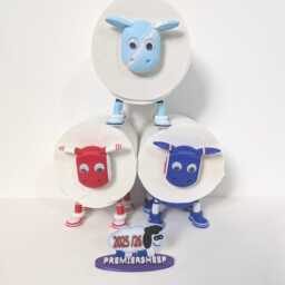 Chelsea Sheep Toilet Roll Holder - Funny Football Gift For Him Or Her, Quirky Bathroom Decor Novelty Blues Soccer Fan Present - thumbnail 3