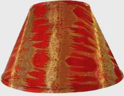 Handmade Aztec Terracotta Red Drum Lampshade Moroccan Style - thumbnail 1