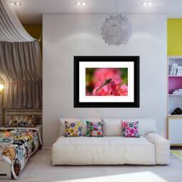 Instant Download Dragonfly Wall Art, Flower Nature Beautiful Decor, Nursery Pink Home Decor - thumbnail 4