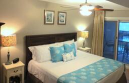Coral Pattern Bed Runner - Nautical Linen Look Cotton Bedding - thumbnail 1