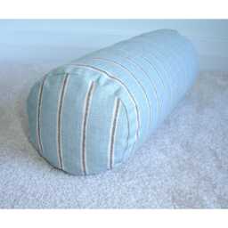 Cylinder Bolster Pillow Cover Duck Egg Blue 16 - thumbnail 3