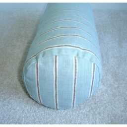 Cylinder Bolster Pillow Cover Duck Egg Blue 16 - thumbnail 2
