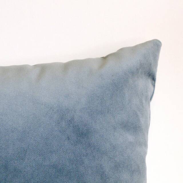 Made To Order Eucalyptus Grey Luxury Velvet Cushion Cover - image 1