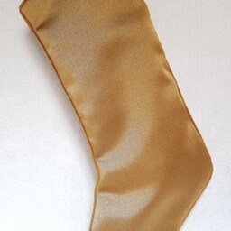 Luxury Christmas Stocking Fortuny Fabric Midnight Blue & Silvery Gold Dandolo Pattern - Made in Italy - thumbnail 2