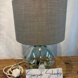 Handmade Drum Lampshade Linoso Mushroom Fabric, Table/Floor/Ceiling - thumbnail 3