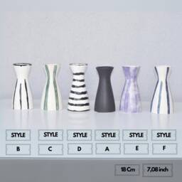 Hand Painted Colorful Ceramic Vases Set, Perfect Gift Decor At Discounted Price - thumbnail 4