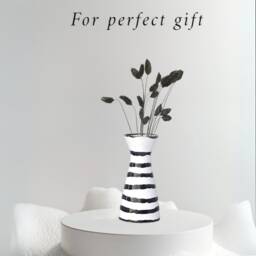 Hand Painted Colorful Ceramic Vases Set, Perfect Gift Decor At Discounted Price - thumbnail 2