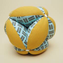 Mustard Montessori Puzzle Ball, Sensory Baby Toy - thumbnail 3