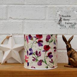 Emma Bridgewater Sweet Peas Pea Decoupage Small Or Large Recycled Tins - Make Great Plant Pots - thumbnail 3