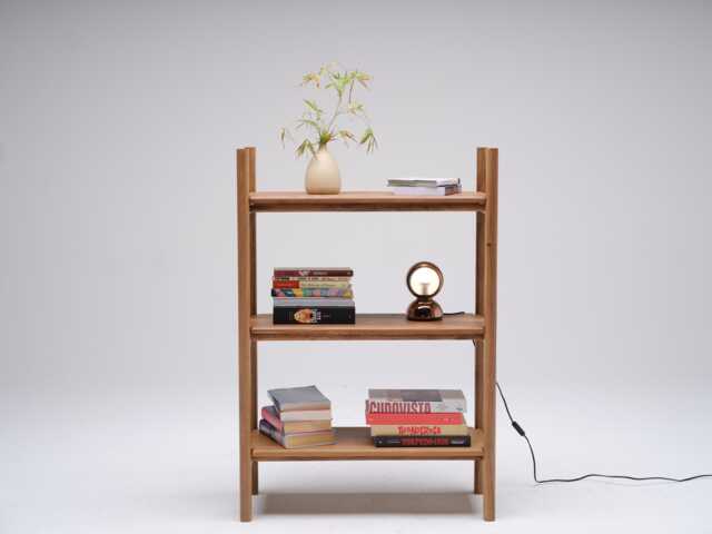Solid Walnut Bookcase - image 1