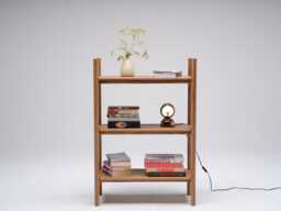 Solid Walnut Bookcase - thumbnail 1