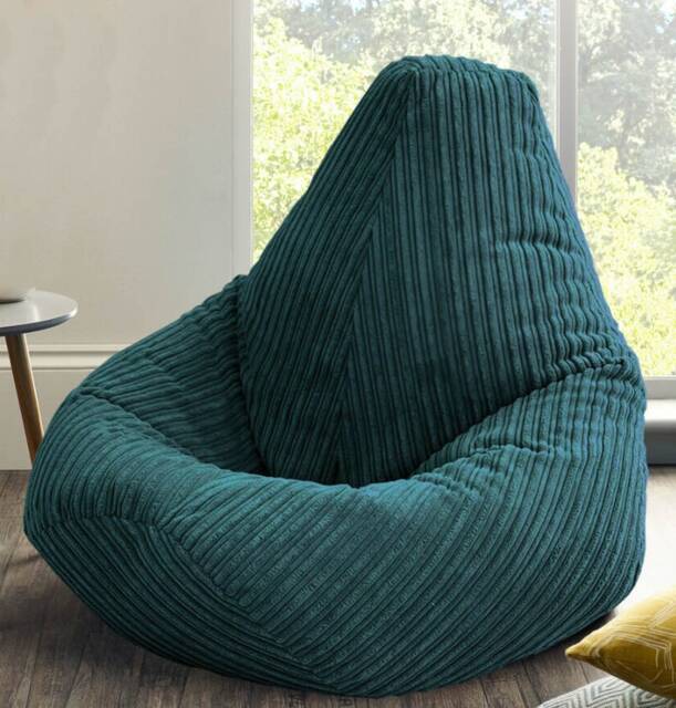Jumbo Cord Bean Bag Childrens Highback Beanbag Chair Ready Filled - image 1