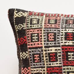 Kilim Pillow Cover 26x26 Moroccan Cushion 65x65 Pillows Kelim Kissen 26 Coussins Rug - thumbnail 2