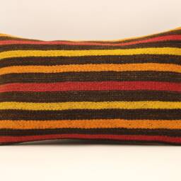 12x20 Kilim Pillow, Vintage Pillow, Throw Pillow, Cushion Cover, Decorative Turkish Pillow, Handwoven Kilim, Sofa Pillow Koef-640 - thumbnail 2