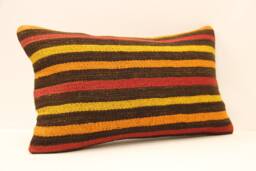 12x20 Kilim Pillow, Vintage Pillow, Throw Pillow, Cushion Cover, Decorative Turkish Pillow, Handwoven Kilim, Sofa Pillow Koef-640 - thumbnail 1