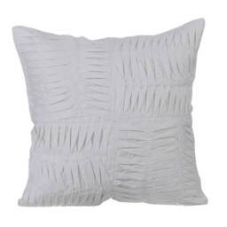 "Decorative White Couch Pillow Cover 16""x16" - thumbnail 2
