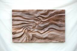 "Wood Wall Sculpture, Us Delivery Duty Paid, ""Abstract Flow 1"