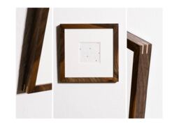 Picture Frame Made Of Walnut With A Vibrant Grain, 15 X cm - thumbnail 1