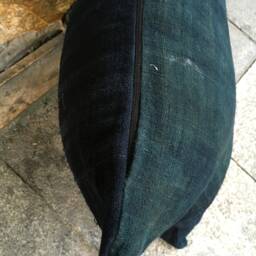 Vintage Handmade Tribal Hmong Embroidered Cotton Pillow Cover in The North Of Vietnam - thumbnail 4