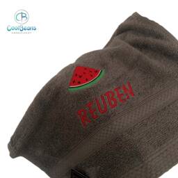 Watermelon Towel - Personalised Face Cloth/Hand Bath = Embroidered - thumbnail 1