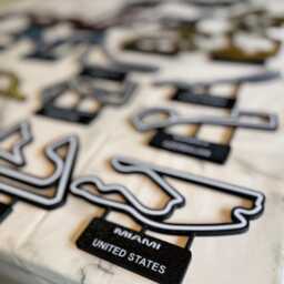 Formula 1 One Race Track Gift, Wall Art, Decor, F1 Fan Birthday Present - thumbnail 2