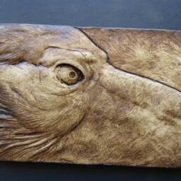 Realistic Bear Wall Sculpture - thumbnail 4