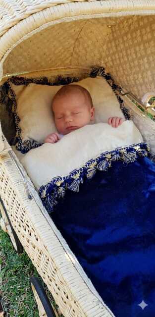 Cradle Pram Sheet, Pillow, Velvet Blanket Set - Tassel Fringe Trim, Custom Colors - image 1