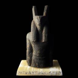 Egyptian God Seth Statue Handcrafted Pharaonic Decor - thumbnail 2